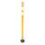 Gorilla Post Magnetic Yellow Impact Recovery Delineator Bollard Sign B 2 thumbnail