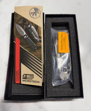 Microtech L.U.D.T. T/E Gen III  Weathered Apocalyptic Finish 1