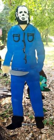 Yard Art Michael Myers Silhouette 1