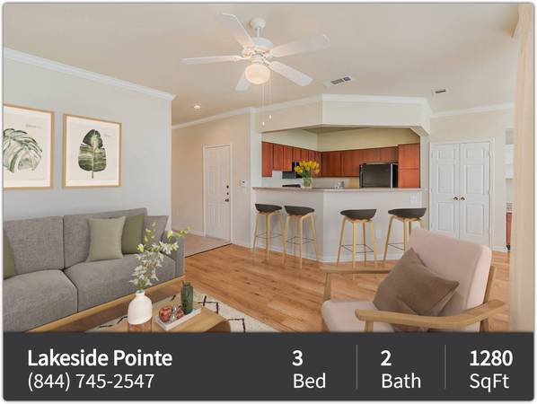 $1,650 / 3br - 1280ft2 - Beautiful community in a quiet setting! Rent Lakeside Pointe (Pearland)63924171079683122