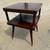 MCM Mid Century Modern Mahogany Laminate Square End Side Accent Table Vintage 4 thumbnail