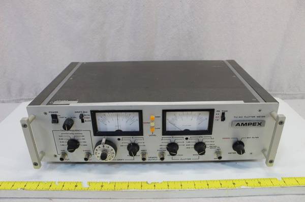 Ampex TU-40 (Micom 8300A-W) Flutter Meter 1