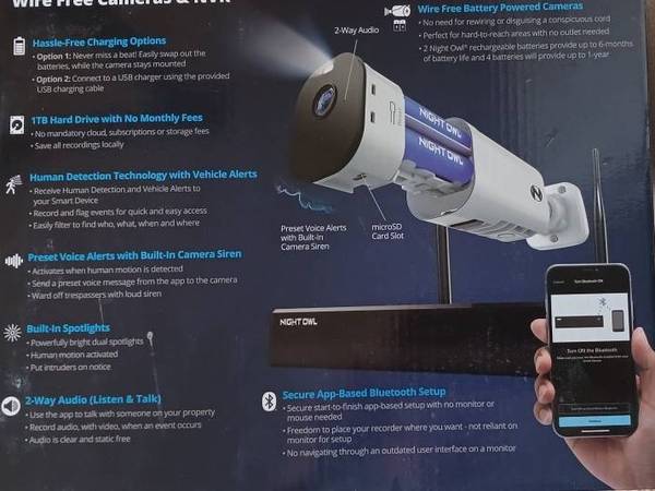 Night Owl security camera system NEVER OPENED 1