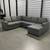 Gray Sleeper Sectional Couch 1 thumbnail