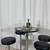 Black & Chrome Bar Table & Stools READ DESCRIPTION & SEE PICS 18 thumbnail