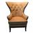 Designer High Wingback Leather Chair 1 thumbnail