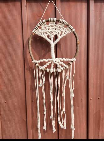 Tree of life, wall decor, macrame, real wood, handmade 1