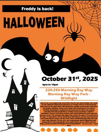Halloween haunted house Oct 31, 2025 6pm-10pm 1