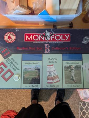 Sealed Monopoly Red Sox Collector's Edition board game 1