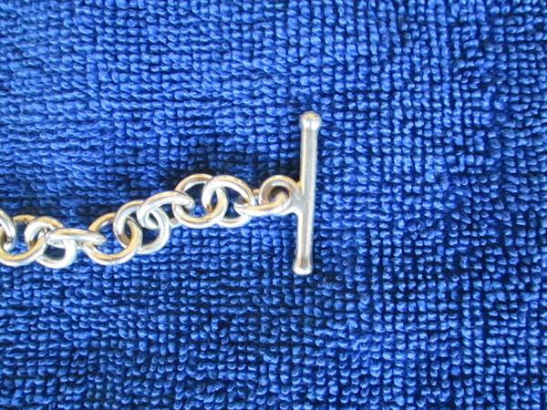 Sterling Bracelet with Heart Charm - $30 (Upper East Side)63471376304387122
