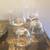 Vintage Mid Century MCM Shrimp Cocktail / Caviar / Desert Servers x2 6 thumbnail