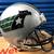 WASHINGTON FEDERALS Silver 1984 USFL RIDDELL Pro Line Football Helmet 2 thumbnail