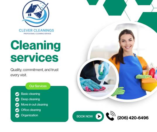 Professional Cleaning Service, House Cleaning, Always Available, Bonde 1