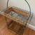 Plant Stand /Display (Like New) Metal and Wicker 33"T x 20 1/2W x 12D 9 thumbnail
