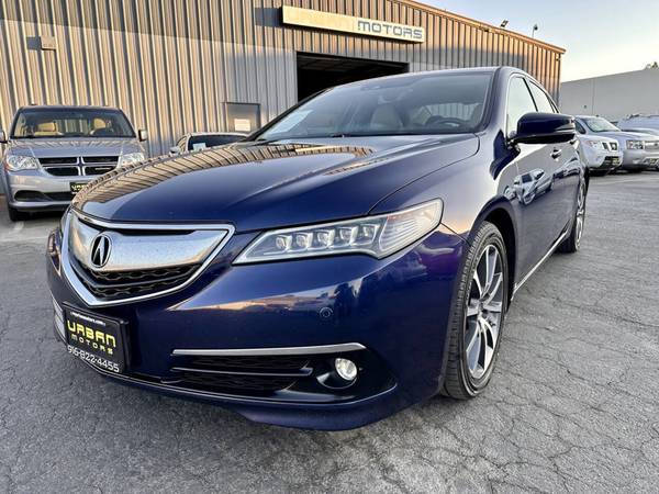 2015 Acura TLX V6 con paquete Advance, sedán de 4 puertas, azul - $10,995 (Urban Motors)63470759957505123