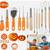 (3) X Halloween pumpkin carving set W/ carry case 1 thumbnail