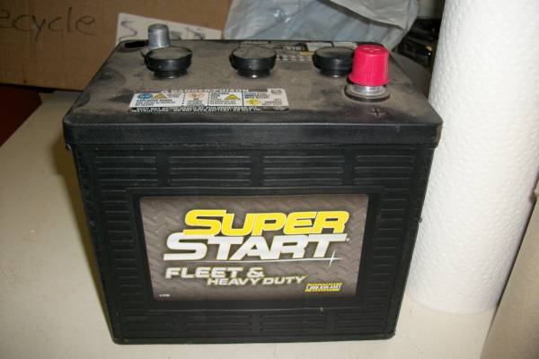 NEVER USED 6-Volt Tractor Battery 6V 640 CC Battery, I Will Guarantee 1