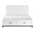 Grey or white platform bedroom in twin, full, queen, or king size 6 thumbnail