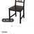 Set Of Four IKEA STEFAN  Black/ Brown Dining Chairs- Assembled And Ready To Use 9 thumbnail