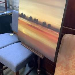 Solid Cherry Easel 1