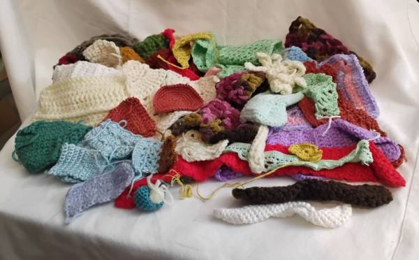 Crocheted pieces 1