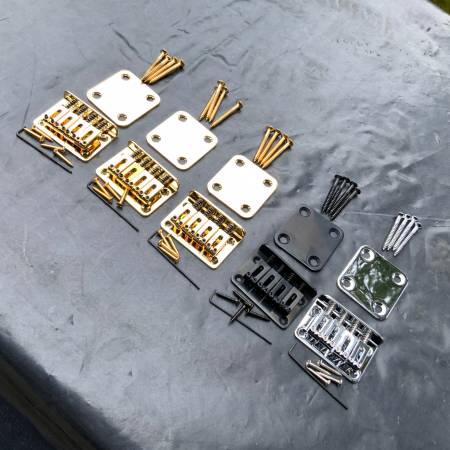 4 string bridges and neckplates 1