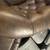 Restoration Hardware Tufted Club 360 Swivel Chair Dark Brown Leather A 5 thumbnail