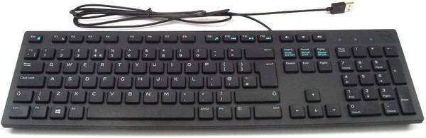 Nuevo teclado Dell con cable - Negro KB216 - $1063436946750211121