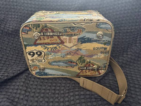 Route 66 zippered tote with mirror inside - household items - by