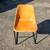 vintage metal and leather chair By CB  2 7 thumbnail