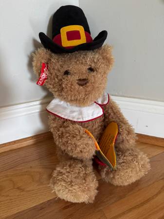 Thanksgiving talking bear 1