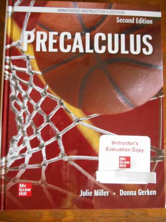 PreCalculus - Instructor's 2nd edition by Miller and Gerken NEW 1
