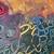 23.5" x 23.5" Original Textured Floral Oil/Acrylic Painting on Canvas (Framed) 4 thumbnail