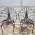 Pair of Whimsical Metal Peacock Chairs 3 thumbnail