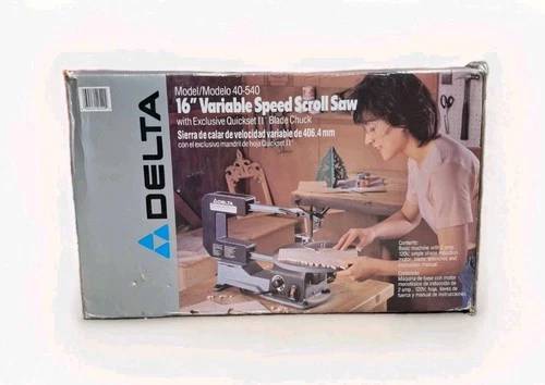 Delta 16" Variable Speed Scroll Saw 40-540 Quickset II Blade Chuck New 1