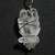 Quartz Crystal Double Cluster Pendant, seldom seen 1 thumbnail