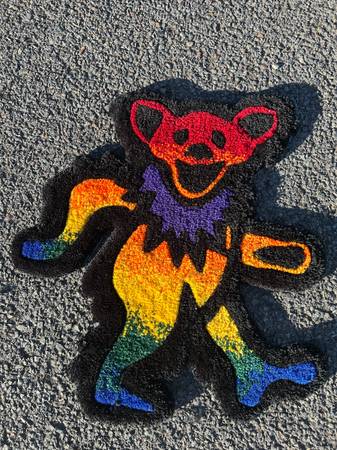 Grateful Dead Bear Rug 1