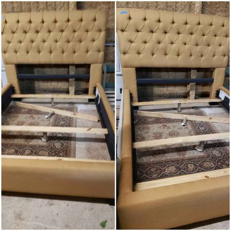 Queen Size Tufted Bed Frame 1