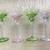 Vintage Crystal, Cordial Glasses - Lot of  4 5 thumbnail
