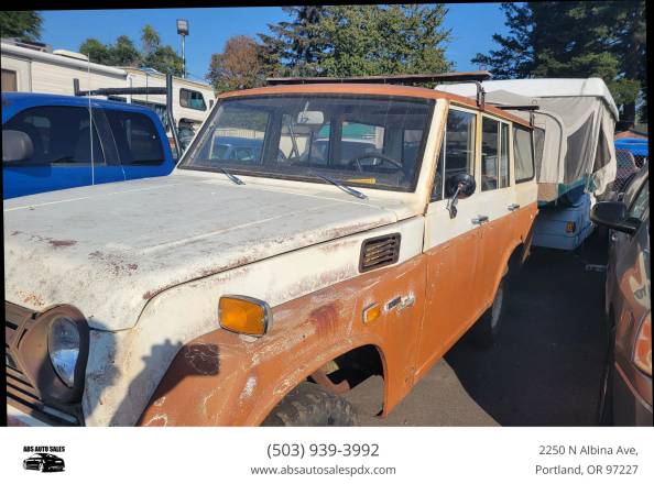 1972 TOYOTA LAND CRUISER - Financing Available! 1