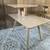Pair of 2 Mid Century Heywood Wakefield Style Blonde Tiered End Tables 5 thumbnail