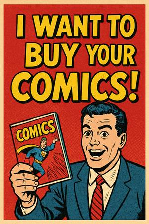 I want to buy your comics!!! 1