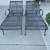 Wrought Iron Mesh Woodard Chaise Lounge 1 thumbnail