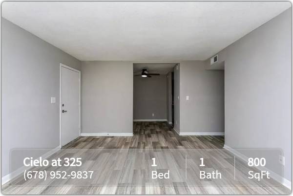 Just right for you! A gorgeous 1 bed 1 bath apartment awaits! 1