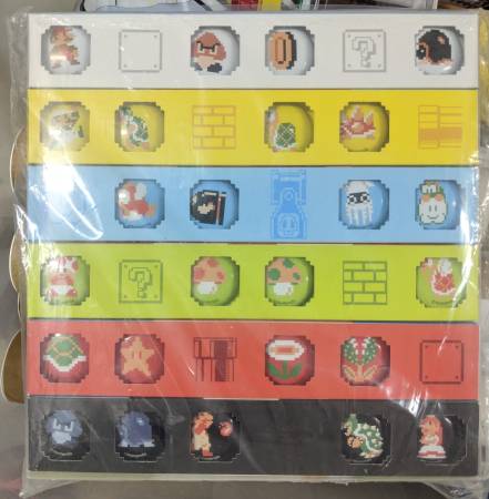 Rare Club Nintendo Mario and Friends 2011 Platinum Rewards Pins Set 1