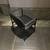 Fabric Stackable Chair with Armrests - Black 11 thumbnail
