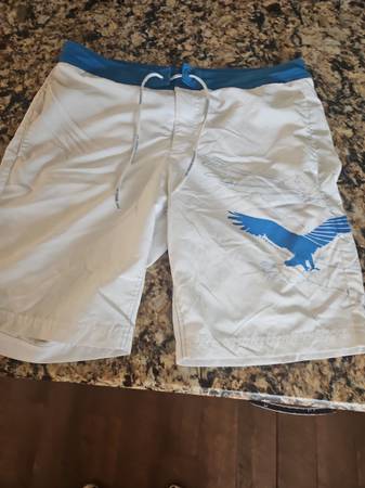 ARMANI EXCHANGE BATHING SUIT MEN'S MEDUIM EAGLE PRE-OWNED 1