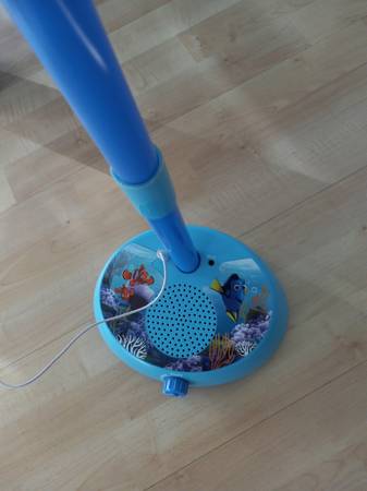 Toy microphone, speaker, karaoke, with stand Frozen / Nemo 1