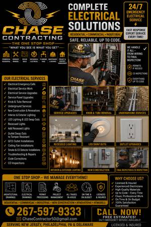 ⚡️⚡️Electric work !!SERVICES!! Interior/Exterior Etc⚡⚡ 1