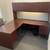 Hon 6x6.5 executive desk w/chairs 3 thumbnail